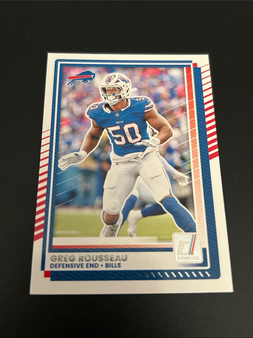 Buffalo Bills Greg Rousseau Donruss Football Card